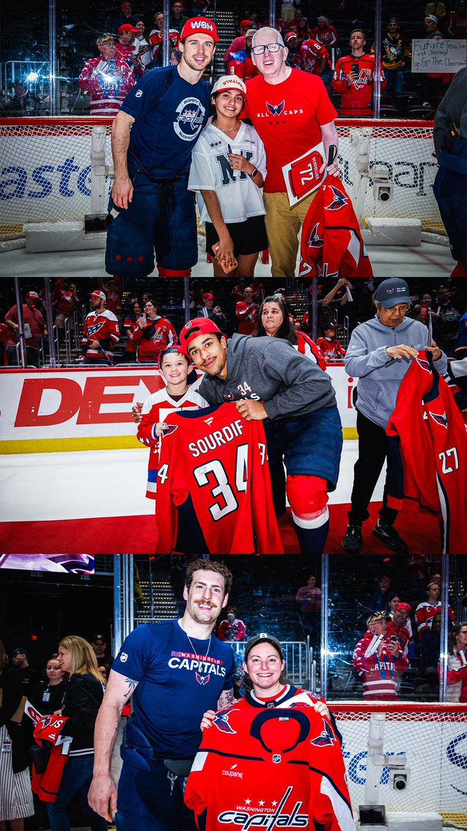 Capitals's tweet image. Grateful to have this tradition as a way to say thank you

#ALLCAPS