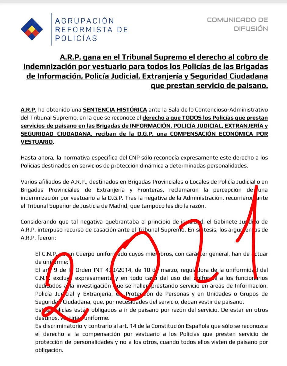 SRP | Sindicato Reformista de Policías tweet media