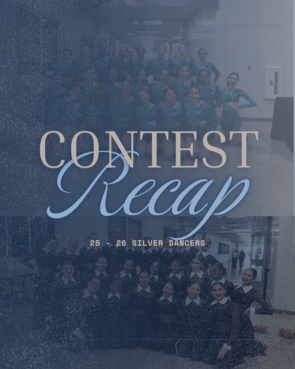 silverdancers's tweet photo. '25 - '26 CONTEST SEASON

This past February the Silver Dancers and Navies competed in the Hill country and Lone Star Challenge. Here are the results of what our team accomplished! We are so proud and thankful for the making of dedication this team has put in this season #sd4l https://t.co/50NAaGPHzy