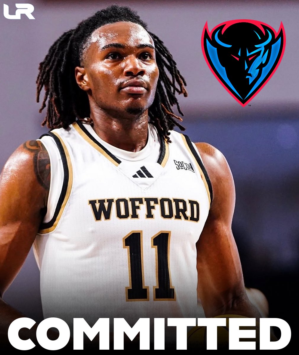 KayserHoops's tweet photo. NEWS: Wofford transfer Kahmare Holmes has committed to DePaul, sources told @LeagueRDY.

The 6-foot-3 guard was named First Team All-SoCon after averaging 19.5PPG, 5.7RPG, 2.7APG and 2.0SPG this season.

Huge pickup for Chris Holtmann and the Blue Demons. Momentum is building in Lincoln Park.
