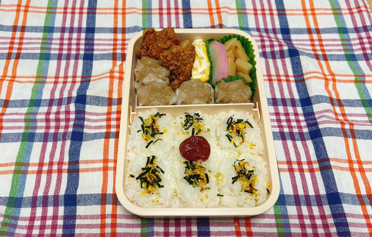このお弁当箱を買った時から やってみたかった息子弁当