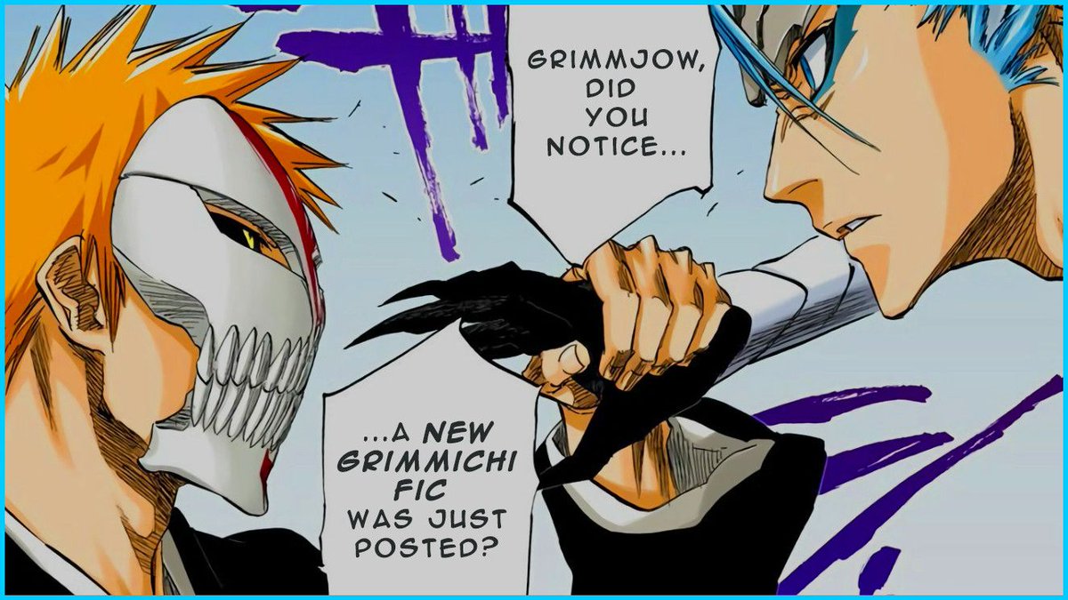 📖 Do you feel my Soul?
✍️ Ash_chaos
🌐 Words: 2368, Chapters: 3/3, Language: English
🔗 archiveofourown.org/works/82873946
Please read all tags and warnings to decide if this #grimmichi fic is for you! 🐆🍓📚