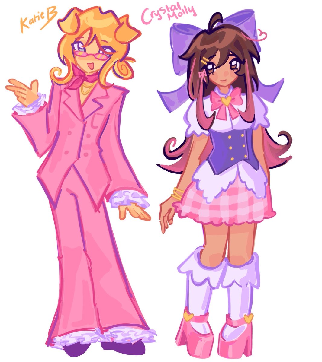 spookvd's tweet image. some katie and molly designs!! hoping to draw the rest of the qsmp2 women soon ^_^
#katiebfanart #crystalmollyfanart
