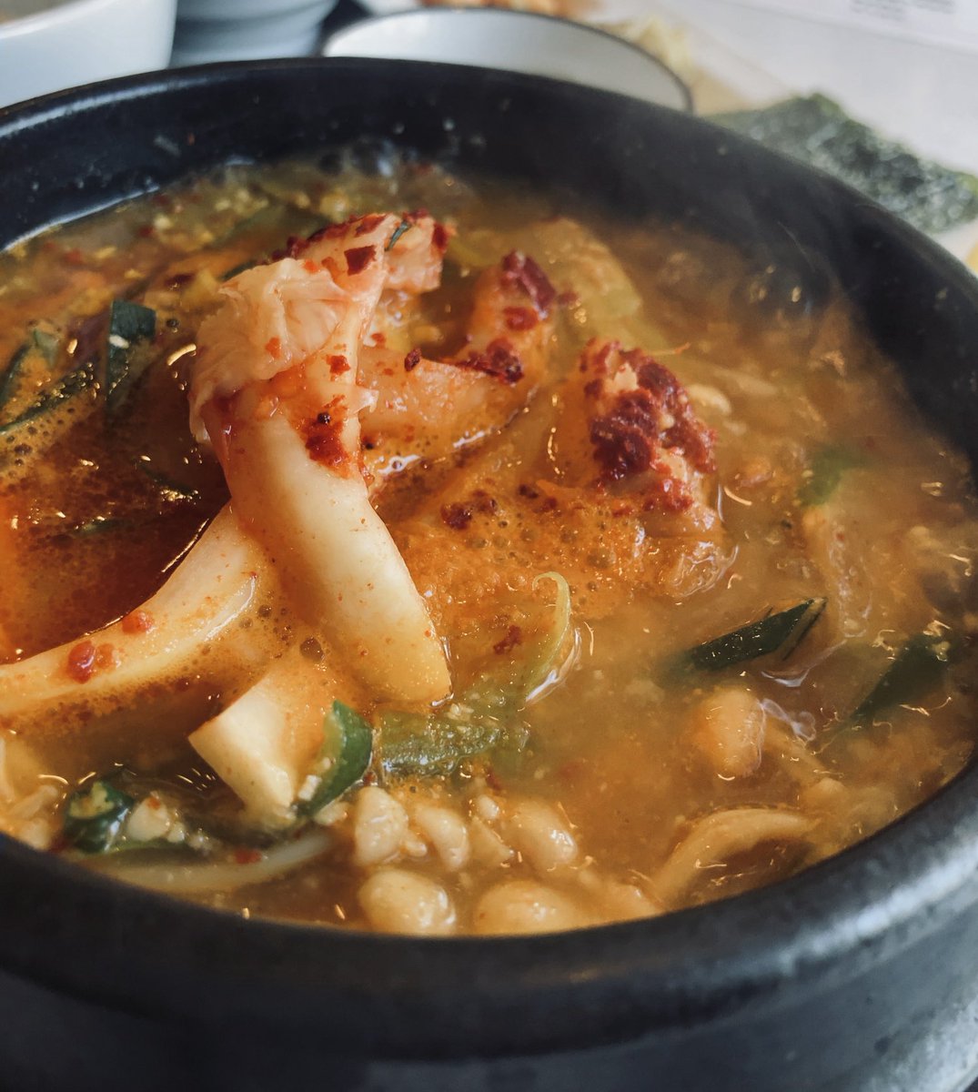 「九条アジヨシ」さんの「五目チゲ定食」