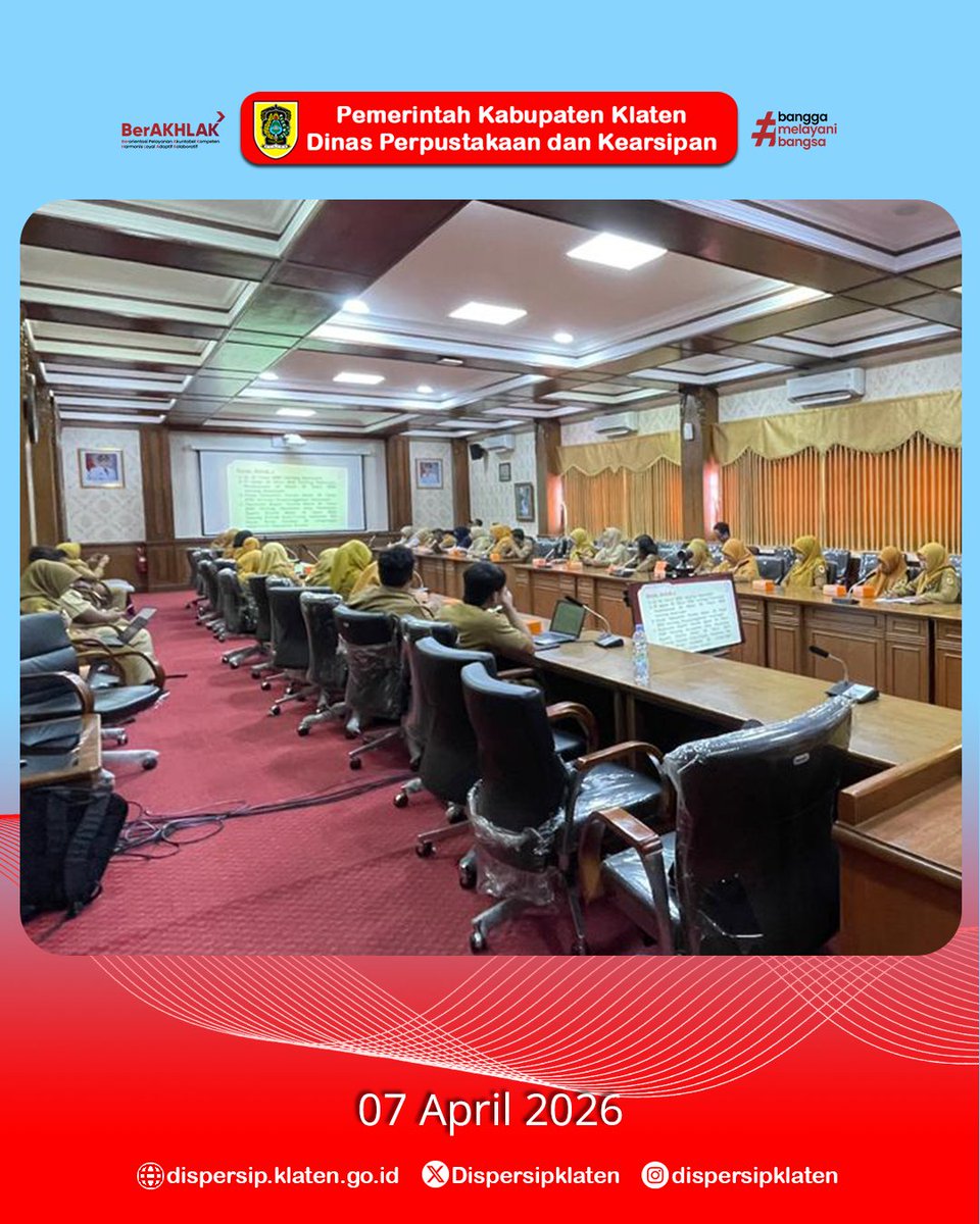 Dinas Perpustakaan dan Kearsipan Klaten tweet media