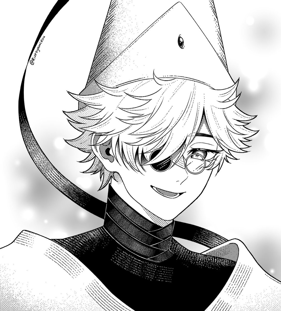 kuroyamikou's tweet photo. Ink and screentones practice with Qifrey
#WitchHatAtelier #とんがり帽子のアトリエ #Δ帽子 https://t.co/m5LE3KEP5B