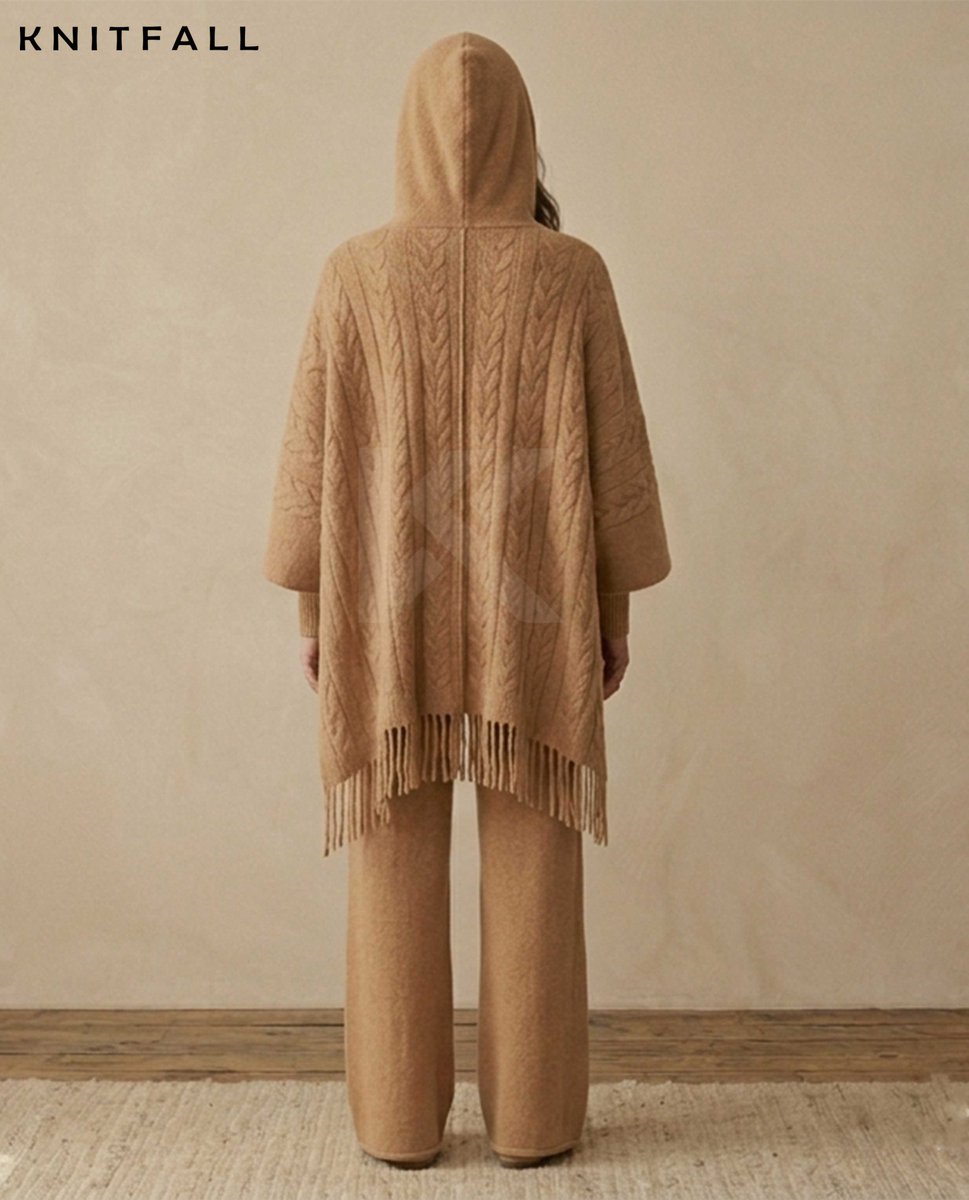 knitfall's tweet image. Luxury Camel Knit 3-Piece Set – Relaxed Top, Wide-Leg Pants &amp;amp; Hooded Poncho
knitfall.etsy.com/listing/448762…
#knitset #knitwearstyle #cozyfashion #winteroutfit #loungewearset #knitfashion #womenswearstyle #minimalstyle #neutralstyle #bohostylefashion#3pieceset #ponchostyle #widelegpants