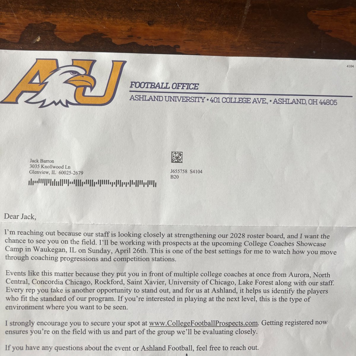 Jack Barron || 2028 Wr tweet media