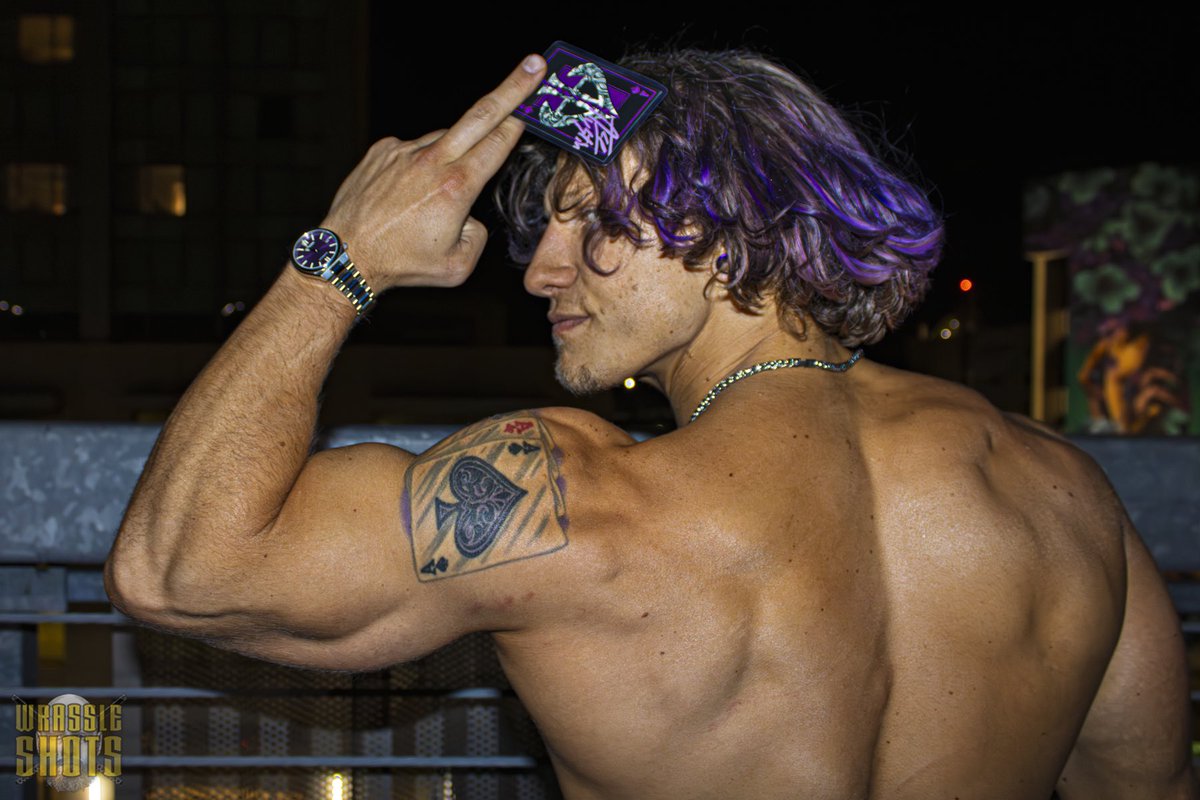 The_Ace_Austin's tweet photo. Somewhere on the roof of a parking garage in Iowa after battling @MrTommasoCiampa 

📸: @wrassleshots https://t.co/1UtVQ2ZFeP