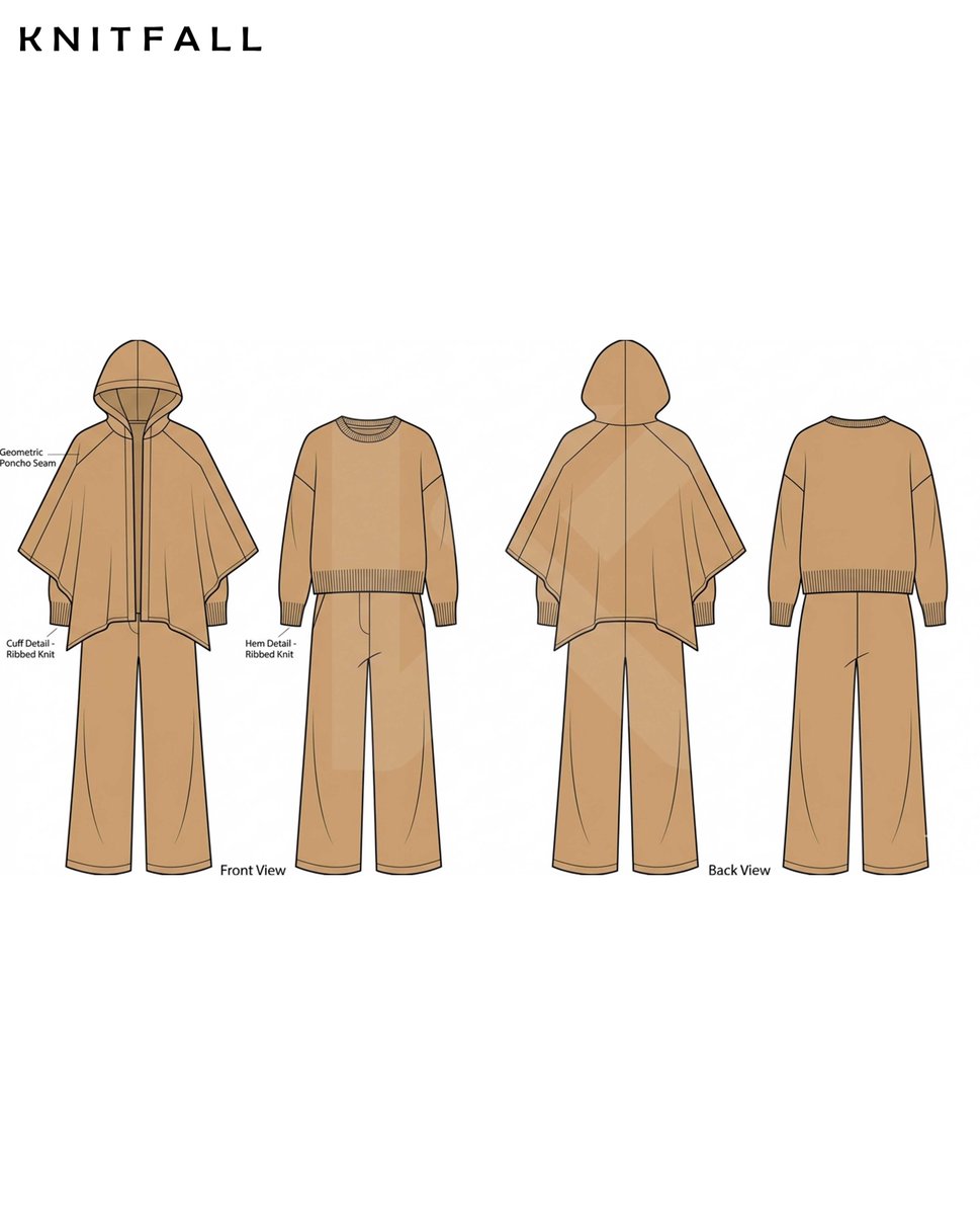 knitfall's tweet image. Luxury Camel Knit 3-Piece Set – Relaxed Top, Wide-Leg Pants &amp;amp; Hooded Poncho
knitfall.etsy.com/listing/448762…
#knitset #knitwearstyle #cozyfashion #winteroutfit #loungewearset #knitfashion #womenswearstyle #minimalstyle #neutralstyle #bohostylefashion#3pieceset #ponchostyle #widelegpants