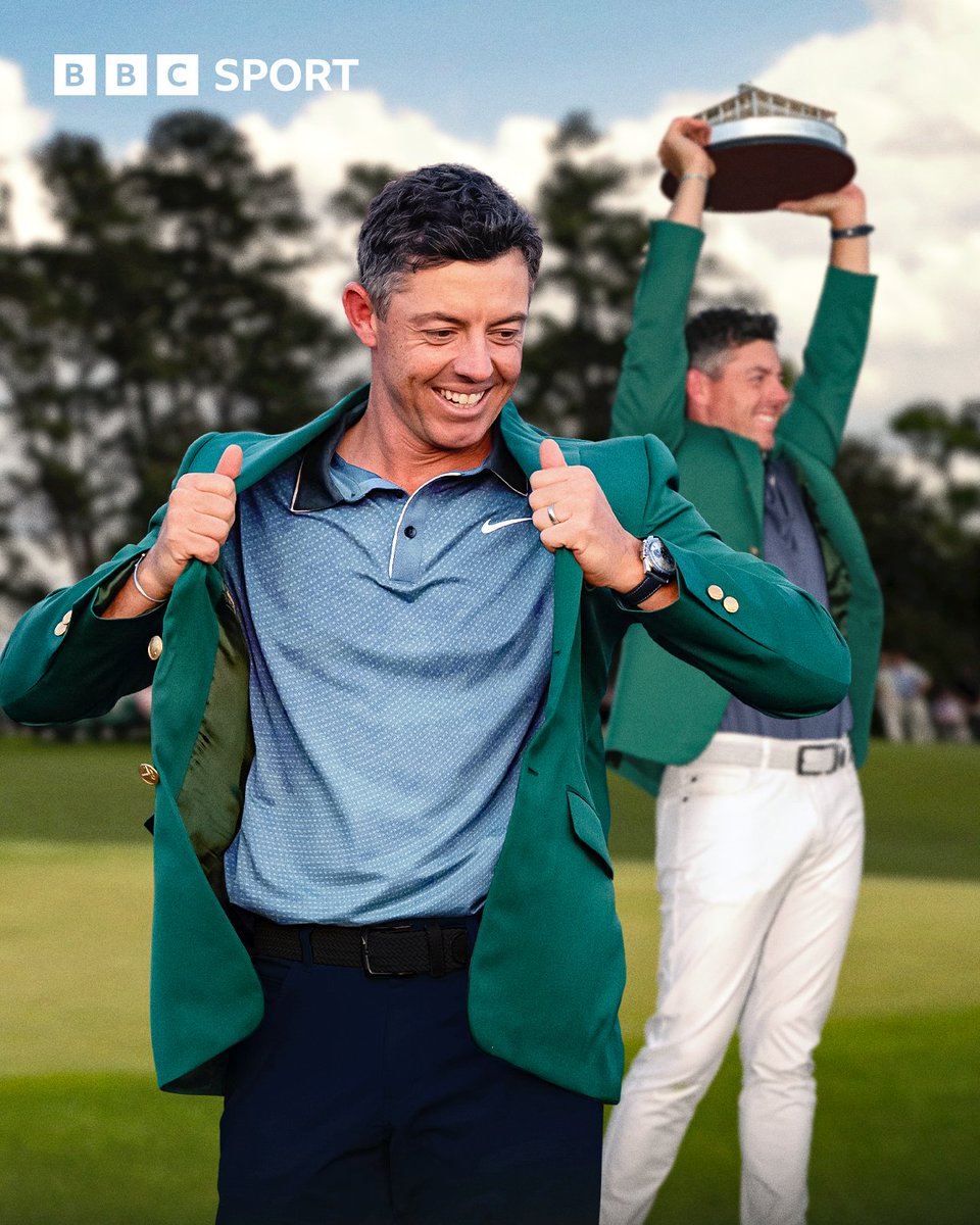BBCSport's tweet image. 🏆 BACK-TO-BACK 🏆

Jack Nicklaus. Sir Nick Faldo. Tiger Woods. 

And now Rory McIlroy - a Masters icon. 

#themasters