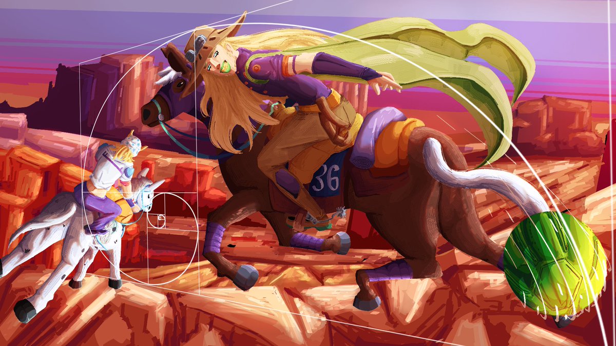 andrew_mations's tweet image. STEEL BALL RUNNN!! #jojosbizarreadventure #fanartㅤㅤㅤㅤ #gyro #anime #art