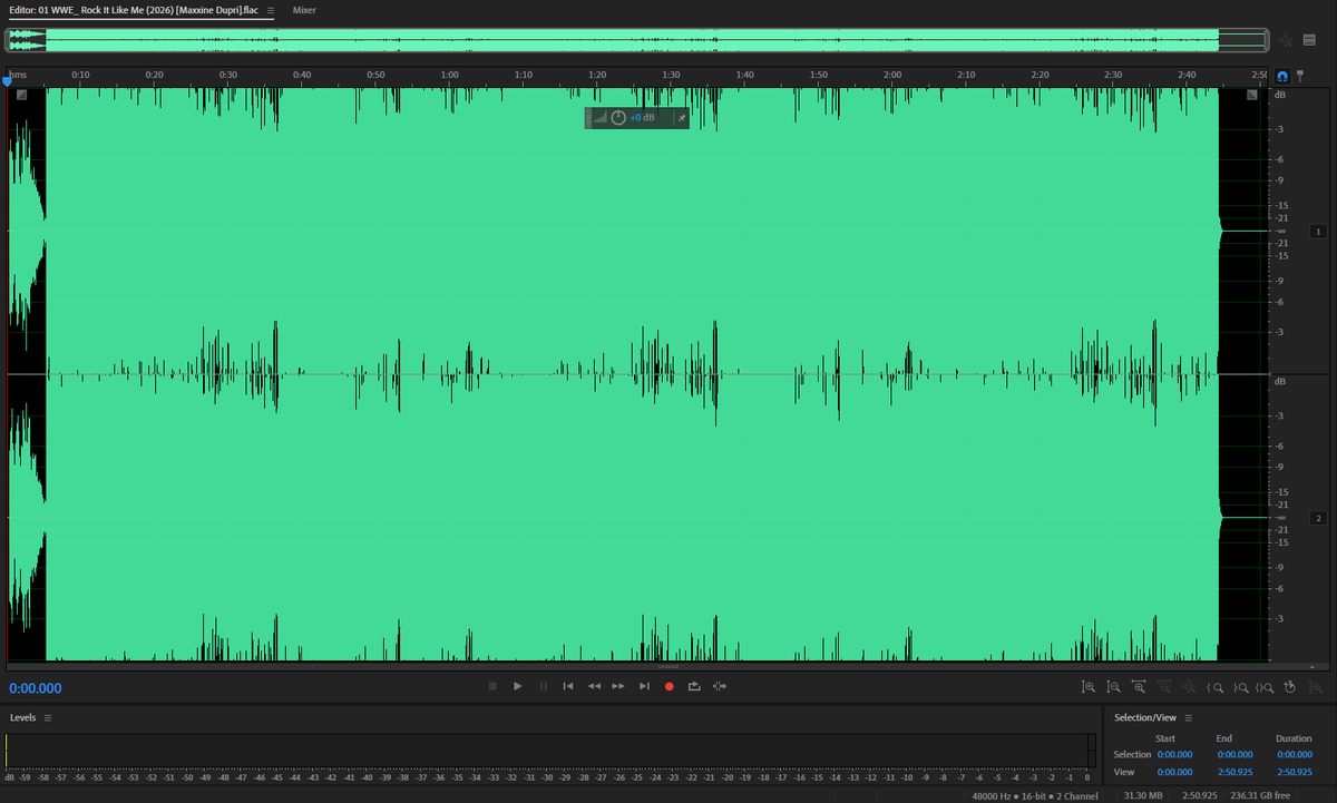 IAmNeomic's tweet photo. I'm sorry @WWEMusic, but what the hell is happening with the music lately? These latest releases are mastered WORSE than "Death Magnetic"... Why you guys reverting back to 2000s-era "Loudness War" mastering?

These new releases sound horrific. https://t.co/ANkJqLa35V