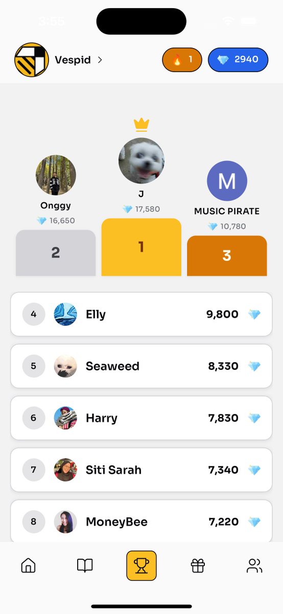vespid_my's tweet photo. 🚀 Vespid v26.2.0

🔍 Lesson Search — find topics fast
✨ Redesigned Learn Screen
🏆 Leaderboard with names &amp; photos

Level up your financial literacy 💎

📱 https://t.co/uN7KNkdxUV
📱 https://t.co/1idT9VGYGB

#Vespid #FinancialLiteracy https://t.co/5SC3DVU8rK