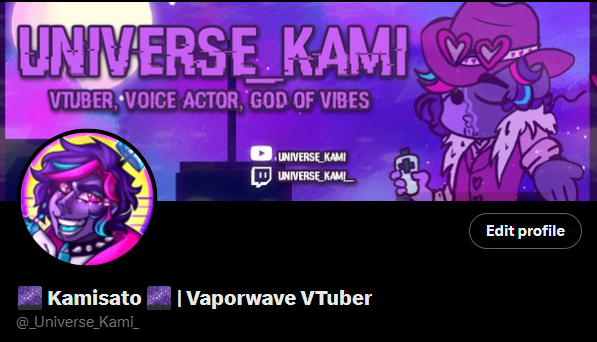 🌌 Kamisato 🌌 | Vaporwave VTuber tweet media