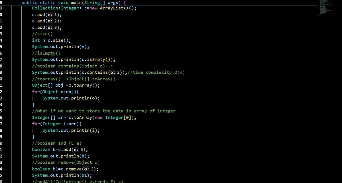 achieve71246717's tweet image. When you declare:
Collection&amp;lt;Integer&amp;gt; c = new ArrayList&amp;lt;&amp;gt;();
You're not locked in. Swap to LinkedList or HashSet anytime — zero code changes.
One interface. Infinite flexibility.
#Java #LearnToCode #CleanCode #TechTwitter #JavaDeveloper