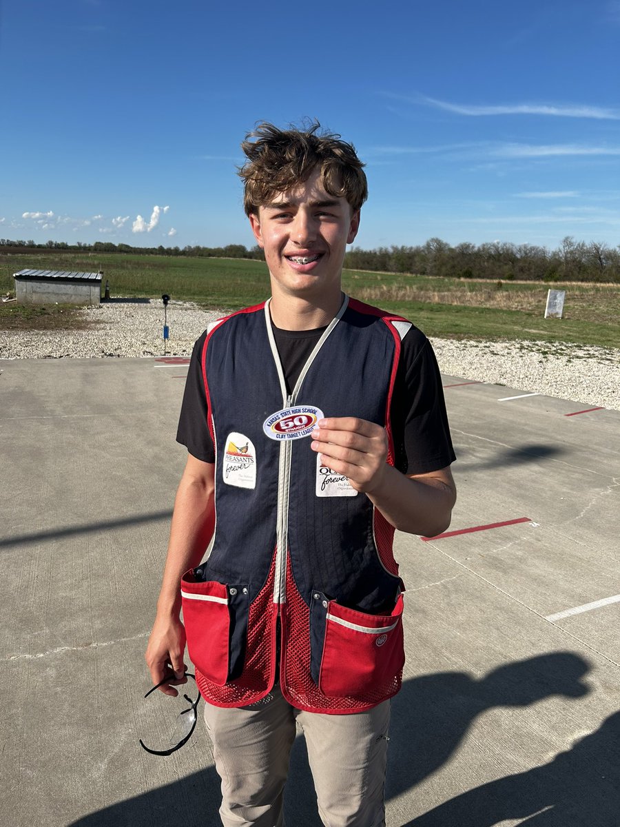 MHSBullpups's tweet photo. Congrats to. Carter Melton who hit 50 straight for the Bullpup Clay Target Team this week! #bullpupnation https://t.co/P67c9BUYpO
