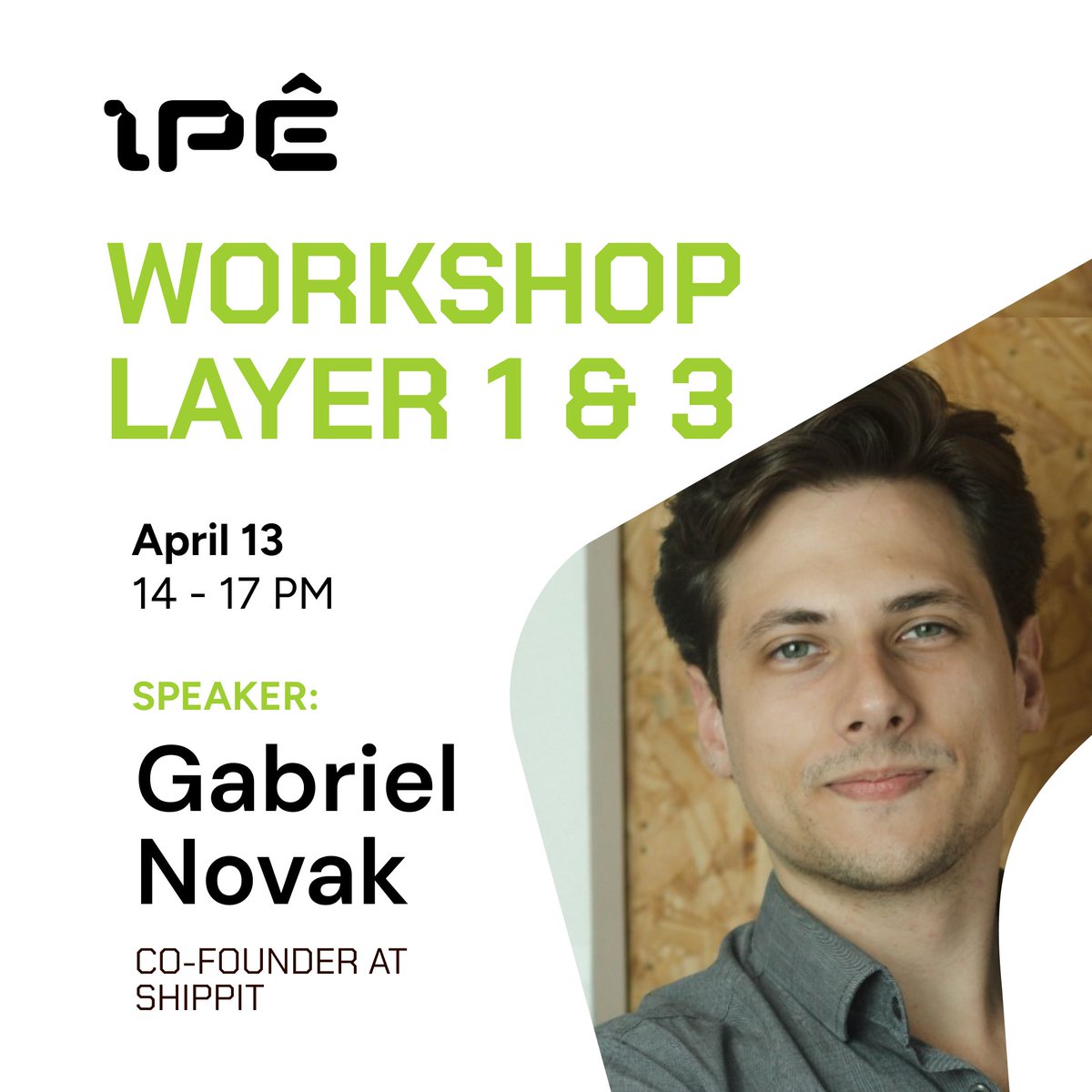 ipecity's tweet photo. Hands-on workshop: Layer 1 & 3 - From Zero to Autonomous Systems

Building autonomous systems starts with understanding the layers beneath them.

🎤 @Gabriel_nvk  
📍 IA House | April 13 | 14h BRT 
🎟 Residents: free entry with the Resident coupon

Registration link in the comments 👇