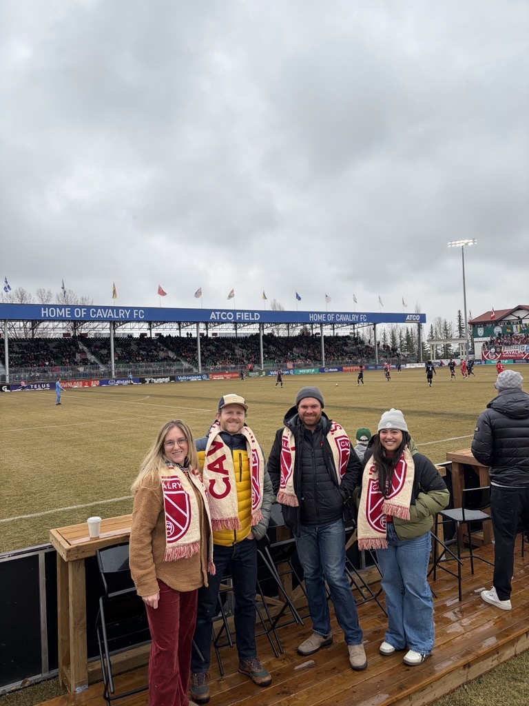nate_for_8's tweet image. My team and I attended the @CPLCavalryFC Home Opener today, and had a great time. I’ve been to games previously and always enjoy the energy that comes with the crowd and the excitement of the game. I’m looking forward to going again soon ⚽

#yyc #yycevents #calgary