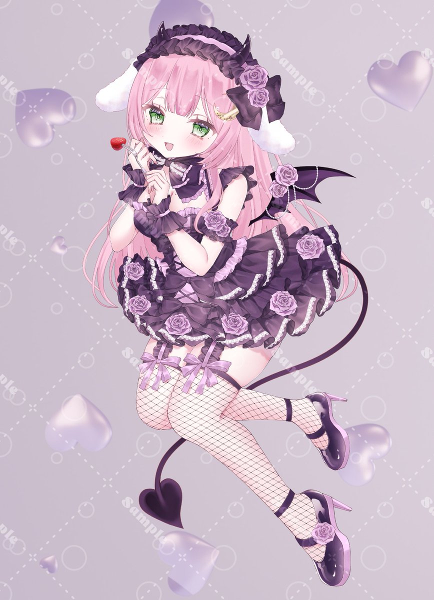 #おはようＶライバー 

おはつきみ🐰☀️

こちらの小悪魔みれいさん、先日のギフトなしのパネル開けで「準備中ライバー」「spiceライバー」が開かずに涙を流したイラストです😭

公開遅くなったけどいっぱい愛でてね🥹

【配信予定】
20時〜パンケーキ当て大食い企画🍟
入賞目指してラスラン🐬🎵