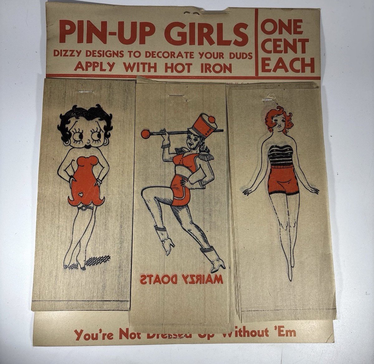 VintageVitos's tweet image. Check out Pin-Up Girls vintage 1944 iron on transfers old new store stock 3 Betty Boop ebay.us/m/BuCeVm #eBay via @eBay #pinupart #pinups #bettyboop #pinupgirls #1940s #WWII