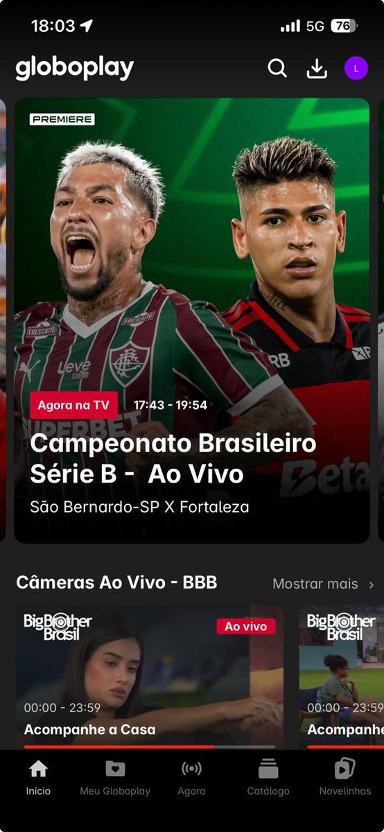 marcosfelippe14's tweet photo. @futnatv Estava assim quando abri o app na hora do jogo. https://t.co/om6azbJzjr