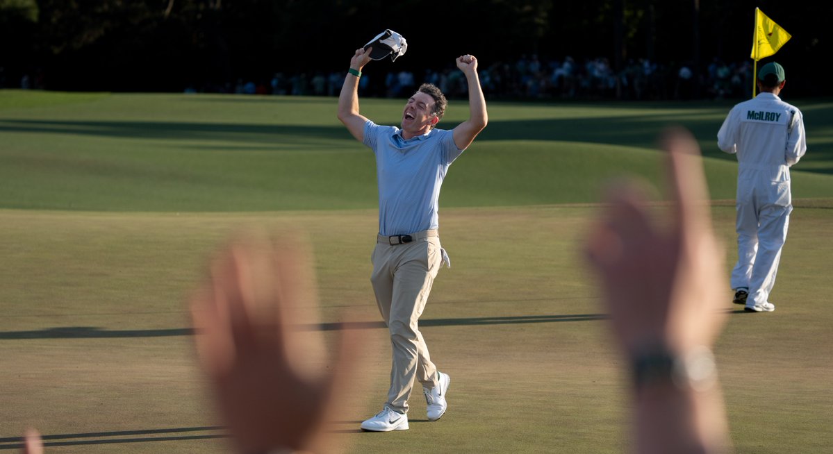Green once again. #themasters