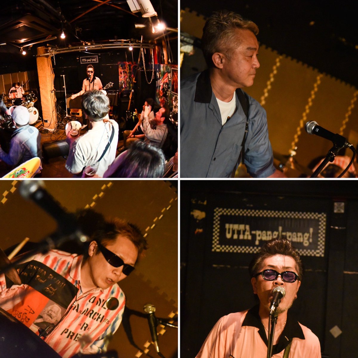 highhat16's tweet photo. 昨夜のウタパンでのライブ、無事終わりました！

ウォーズマンさんお誘いありがとうございました！

どのバンドさんもそれぞれ個性のあるパンクで刺激的な夜でした！

関わってくださった全ての人たちに感謝します！

ありがとうございました！ https://t.co/SnBejLYnjk