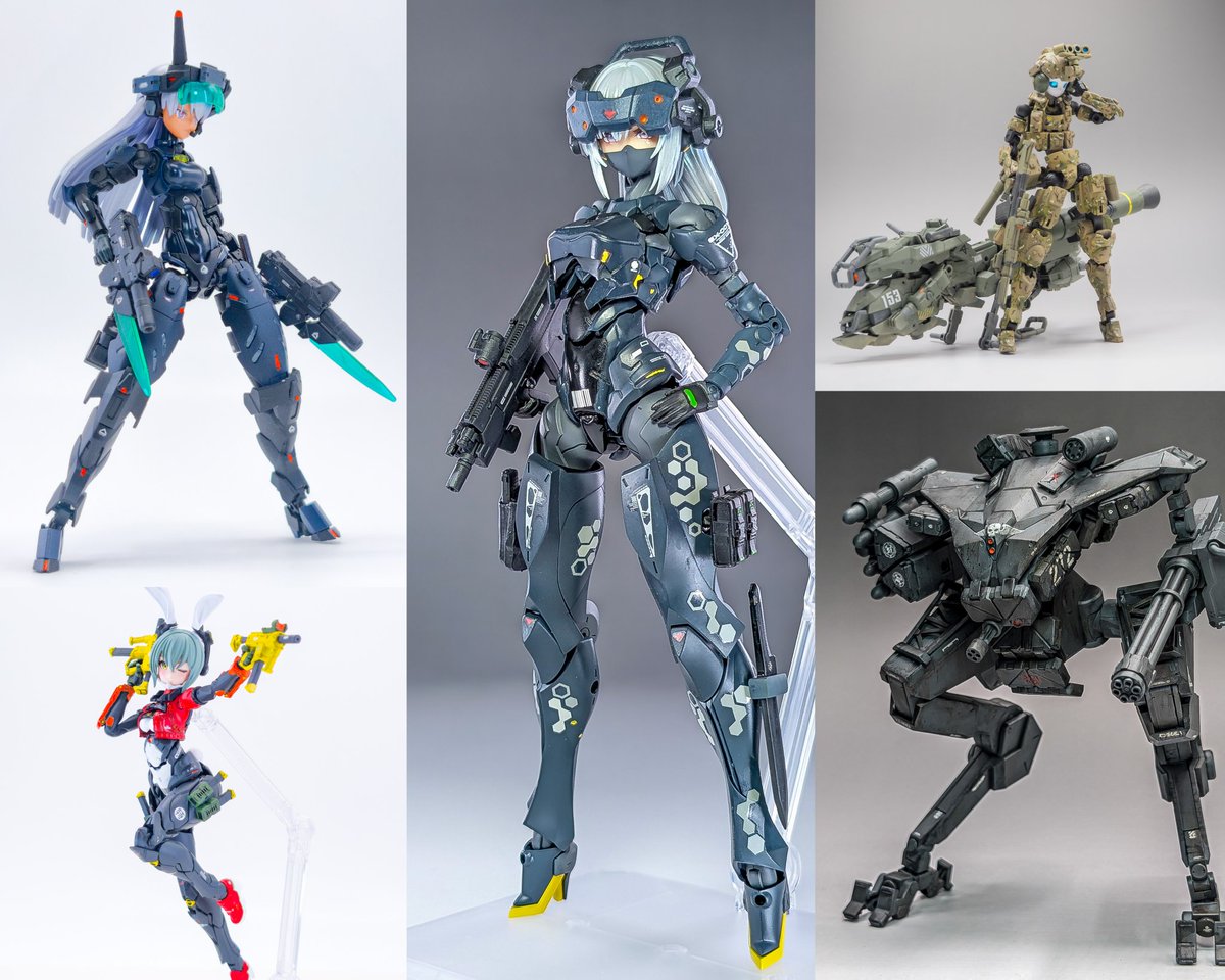 #凍結祭りでフォロワー減ったから自己紹介して逆に増やす
増えたけど減ったので。
いろんなジャンルのプラモを好きなように改造して作ってます。