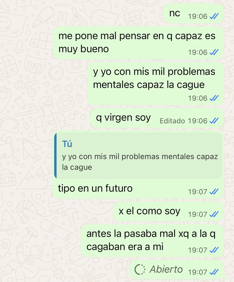 podemos hablar de lo fea que es esta situación?