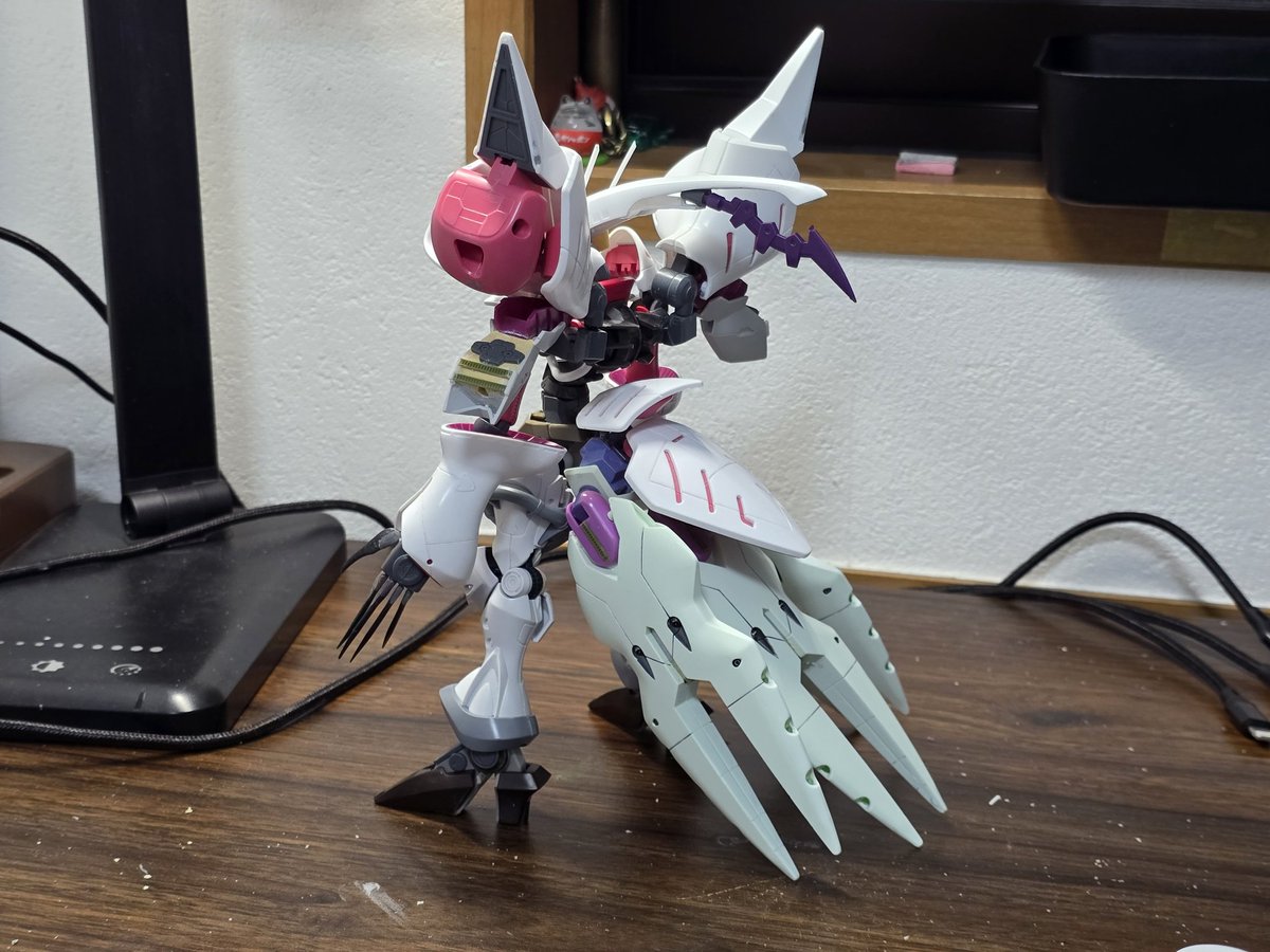 プロポーション確認のため仮組！
#ガンプラ