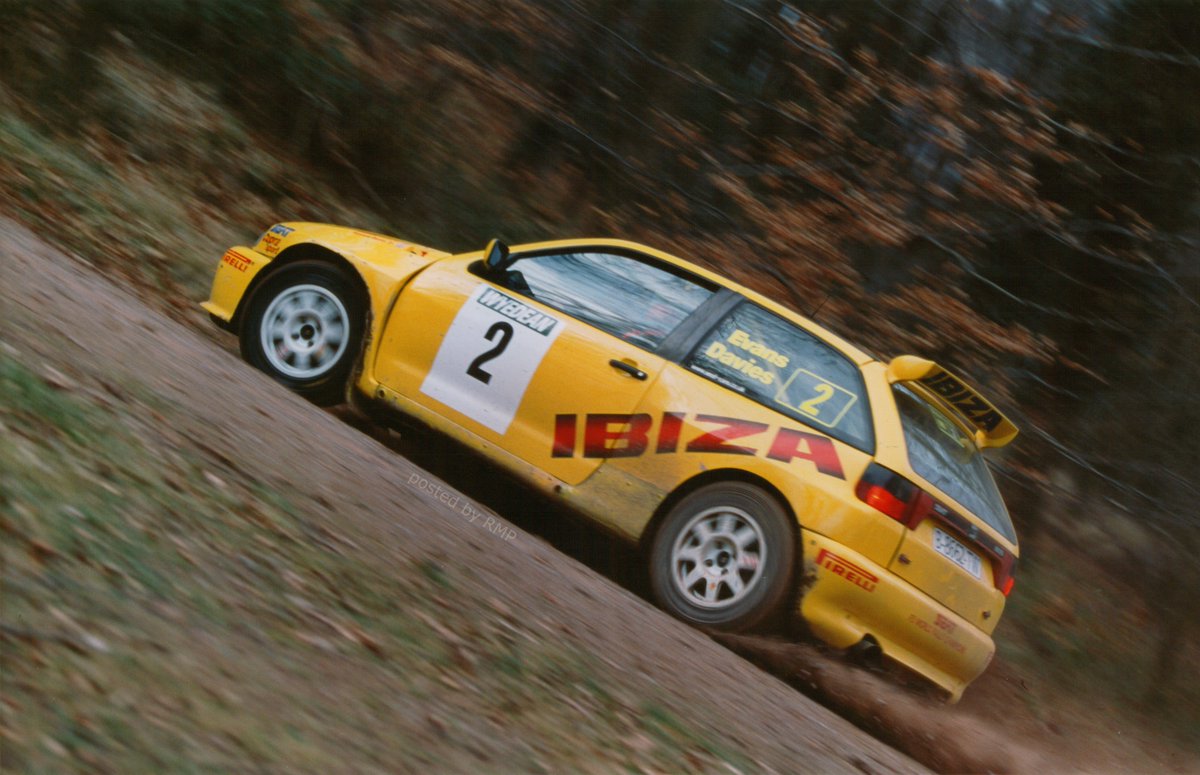 PhotosMotor's tweet image. Gwyndaf Evans / Howard Davies🥈 
Seat Ibiza kitcar Evo2

1999 🇬🇧 Wyedean Forest 

#SeatIbiza #SeatMotorsports #RallyGB