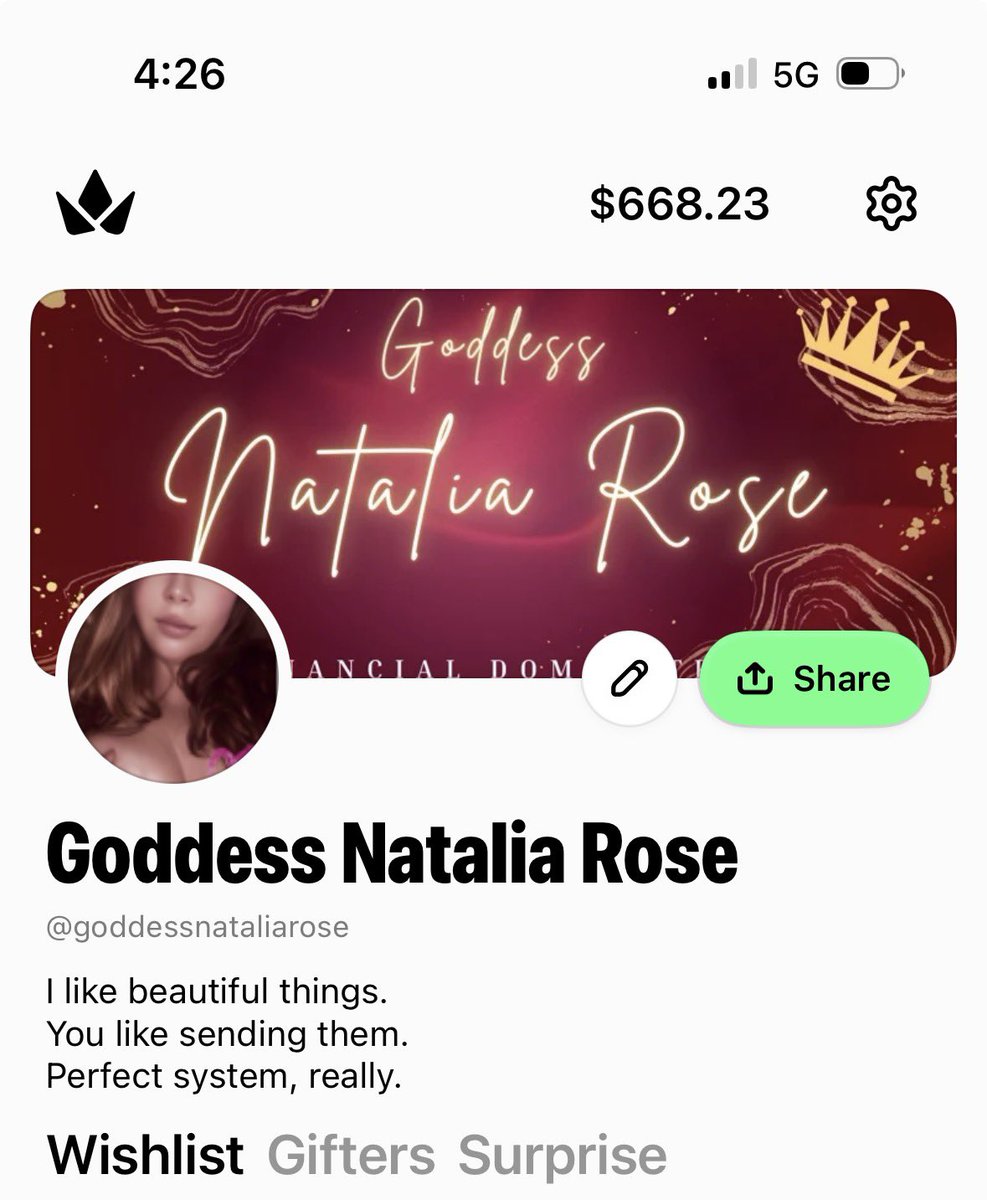 Goddess Natalia Rose 💋 Findom tweet media