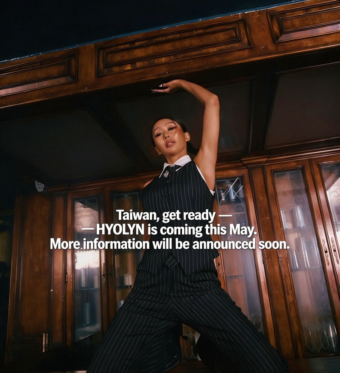 Hyolyn is set to hold a concert in Taiwan this May 🇹🇼✨

Stay tuned for more details — an unforgettable stage is coming.