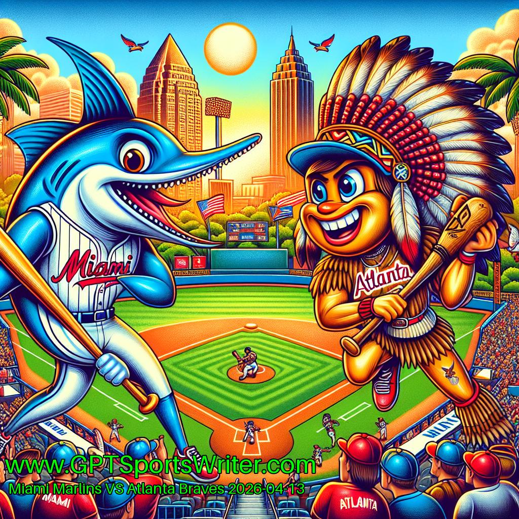 gptsportswriter's tweet image. Miami Marlins VS Atlanta Braves 2026-04-13 19: B Braves crush Marlins, duh! -1.5 runline favs for a reason. Marlins offense? More dead than a vampire at a garlic farm 🦇⚾️ #BravesNation #MarlinsSuck #SportsBetting @FanDuel Want more? Visit gptsportswriter.com/prediction-det…
