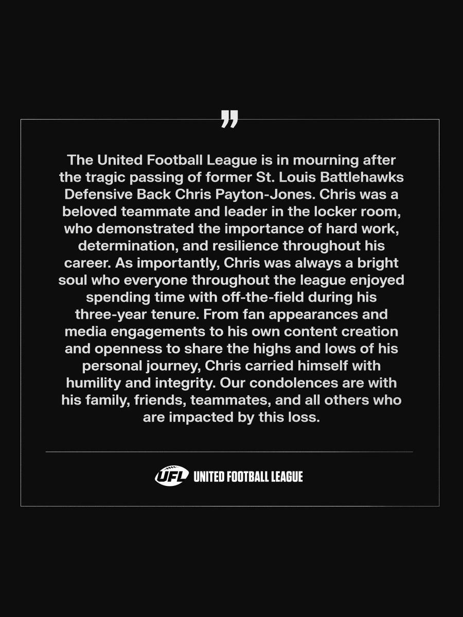 United Football League tweet media