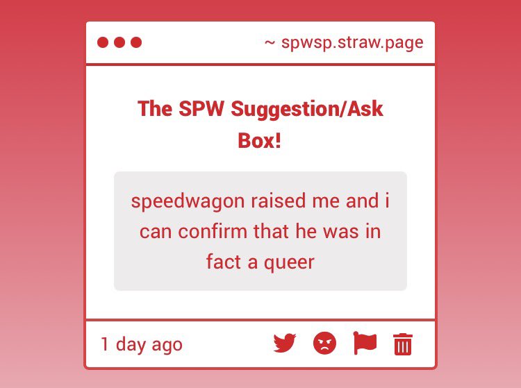Speedwagon Foundation tweet media