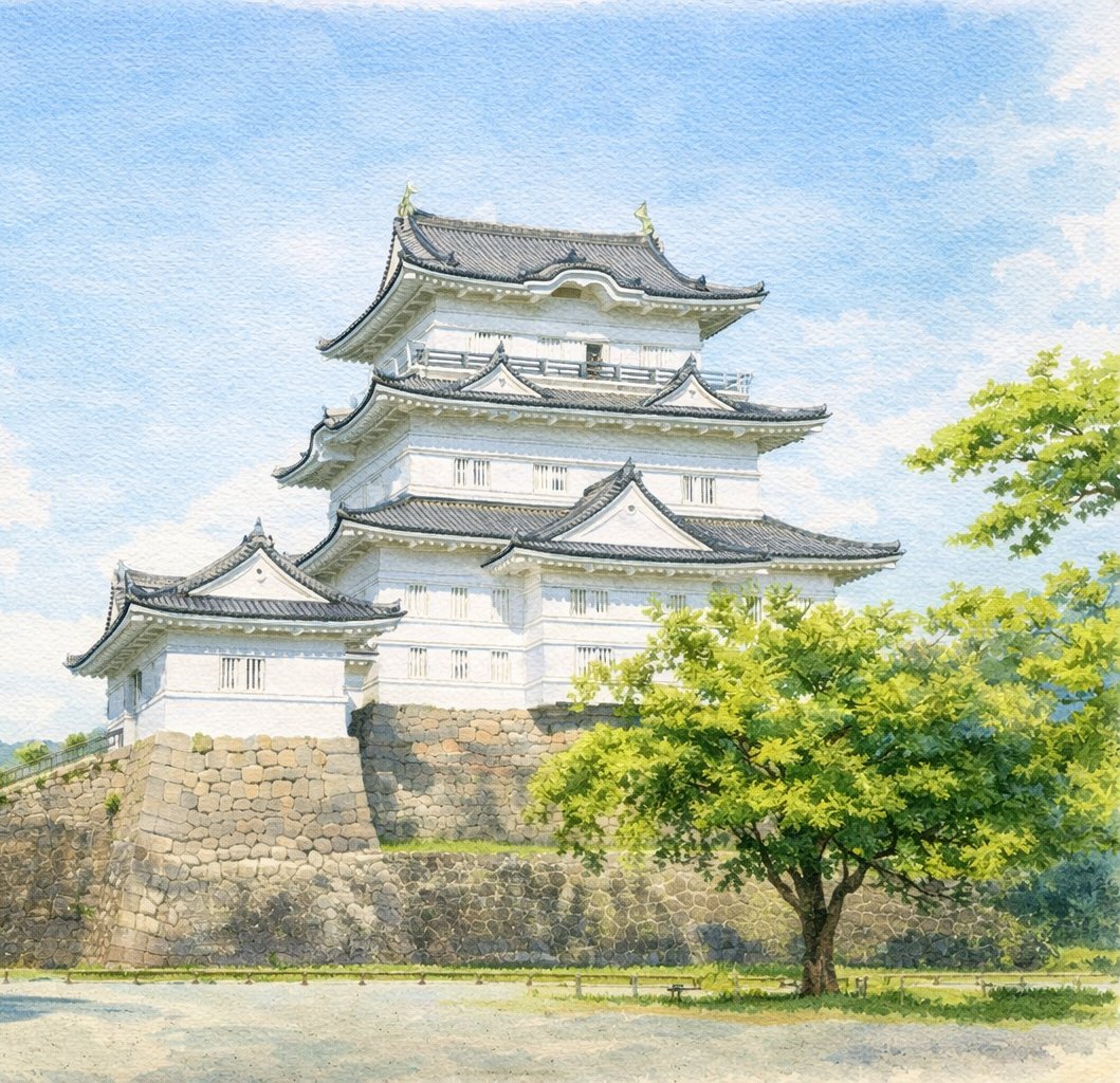 城のある風景 tweet media