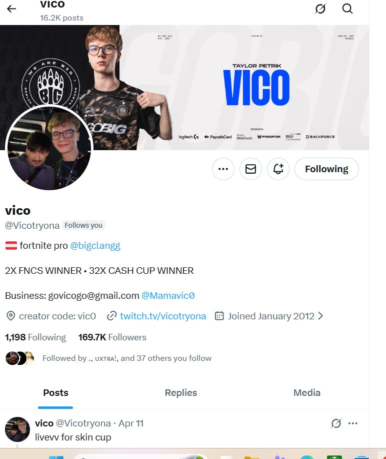 Vico number one fan tweet media