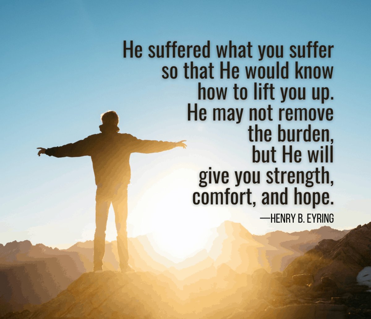 RandomLDS's tweet photo. I know that Jesus Christ lives, that He loves me, and that I will live again to see Him.

Learn more:
https://t.co/ZGQJqVxFzR https://t.co/54Gp4avVGM