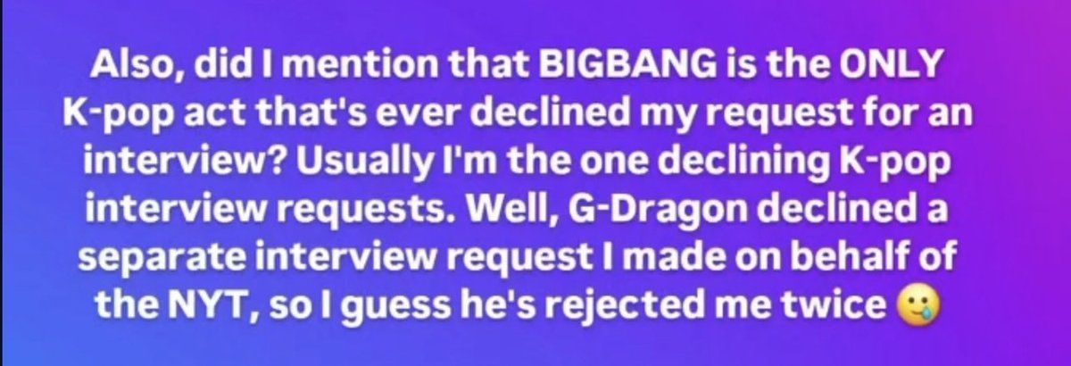 Professor G-Dragon is the manual tweet media