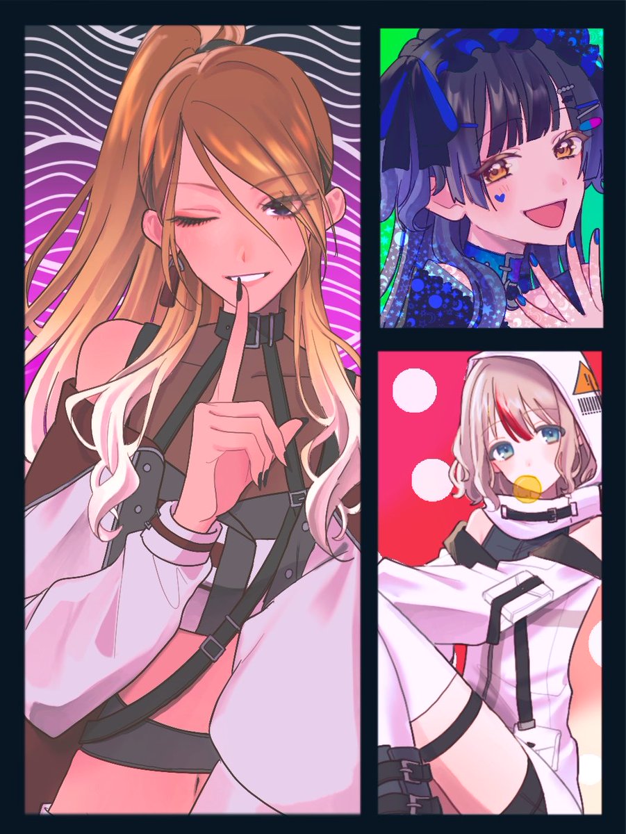 RAVINA_warabi's tweet photo. 今回の名刺用に描いた絵を、供養 https://t.co/WNcLruEOtO