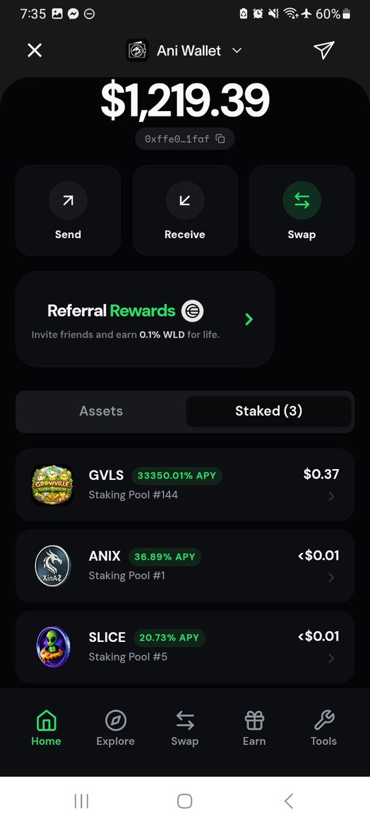hakdog5911186's tweet photo. As requested by the community, I’ve added a 10M reward pool to the Ani Wallet! 🎉

You can now stake your tokens and start earning from the 10M shared pool rewards.

This is a step toward greater exposure and real utility — not just a short-term plan.

Invite and Stake Now! https://t.co/Vj0D2c4qQb