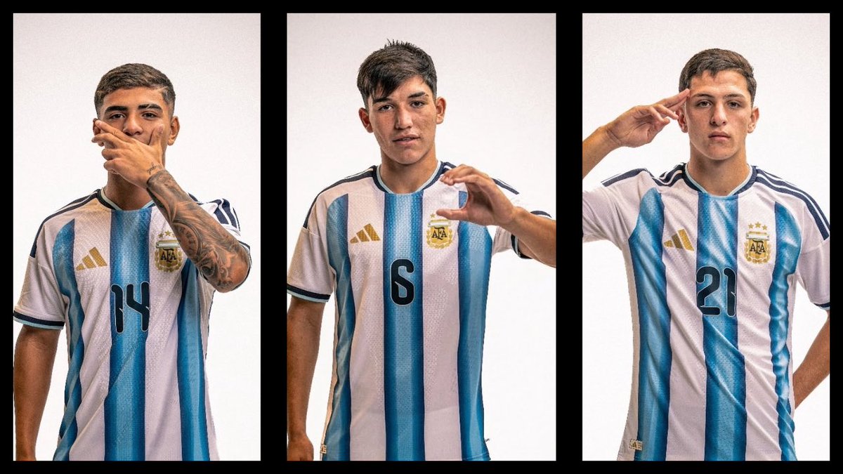🇦🇷 Benjamín Salinas, Julio Coria y Emiliano Barrionuevo clasificaron con la Selección Argentina al Mundial Sub17 de Qatar 2026.