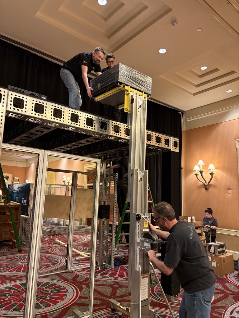 ChristieCinema's tweet photo. The doors may not be open yet, but the work has been going on. 👀
Our team has been on site this week, setting up our booth and getting ready for @CinemaCon.
See you soon! 👋
#CinemaCon2026 #BehindTheScenes #CinemaTech https://t.co/vkTU7lSOAl