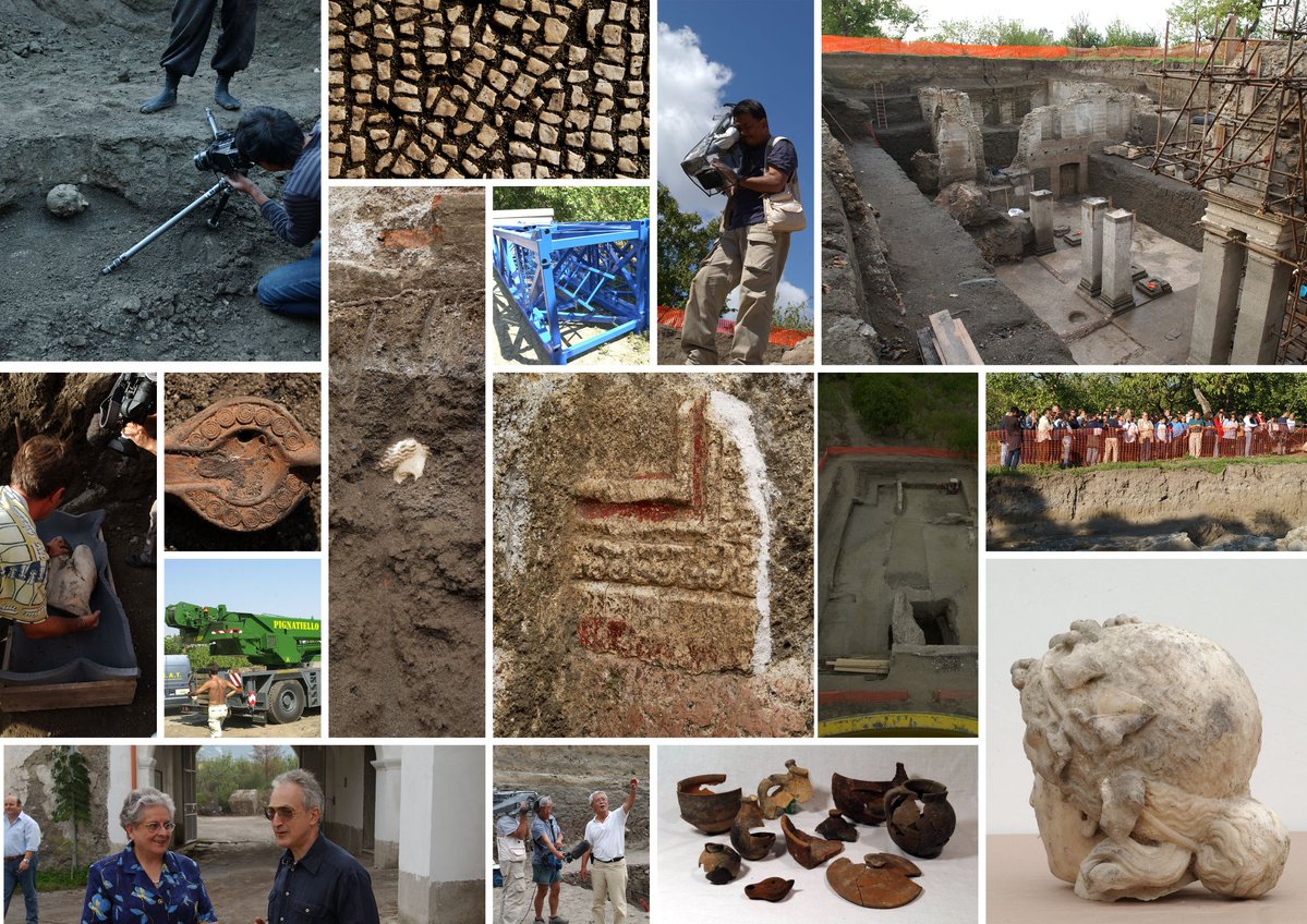 StarzaReginasnc【イタリア：ソンマ・ヴェスヴィアーナでローマ時代の遺跡を発掘するヒト】 tweet media