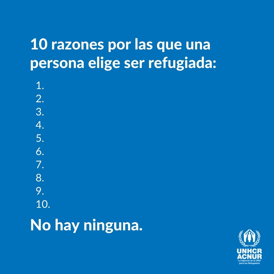 ACNUR, la Agencia de la ONU para los Refugiados tweet media