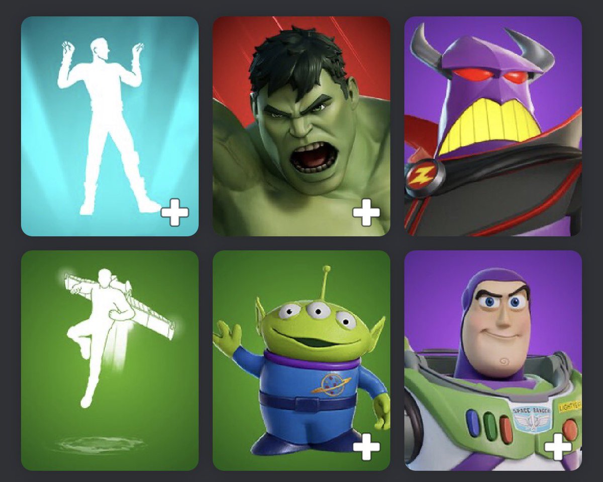 crow1562's tweet photo. New wishlist for the night! 

I added Hulk and the icon emote and the other buzz lightyear collab skin!

Like and repost if you want Ty :)

Not a giveaway! Just wishlist :) https://t.co/o2iiYkU12H