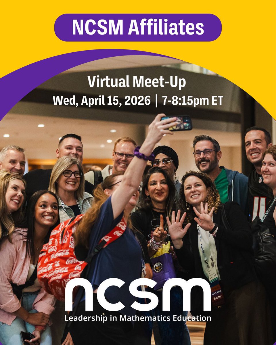 NCSM: Leadership in Mathematics Education tweet media