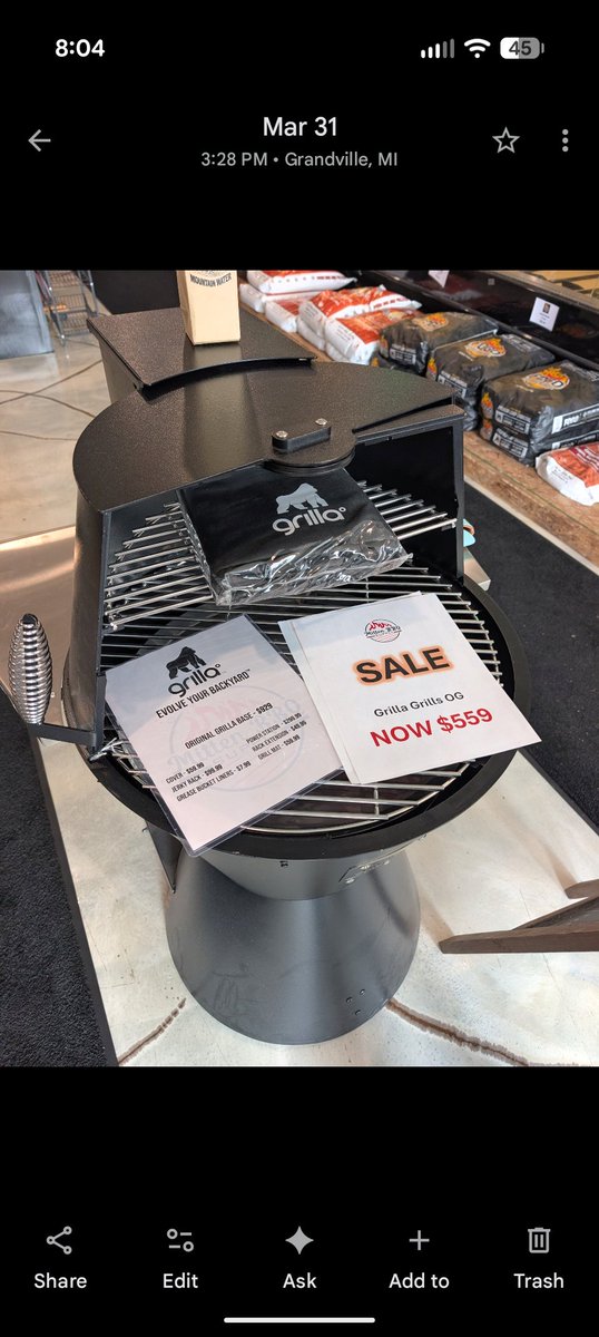 BbqMitten's tweet image. 🔥 Looking for a new smoker? 🔥
Check out the Grilla OG Wood Pellet Smoker—now on sale for just $559!
That’s a huge deal considering these typically retail well over $1,000 depending on the setup �
Grilla Grills

#TogetherWeRise #SmallBusiness #ShopLocal
